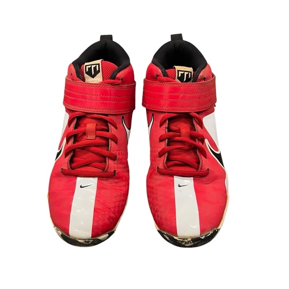 Nike Force Trout 7 Keystone Cleats Youth Kids Red Baseball CQ7642-602 Size 5Y - Picture 3 of 8